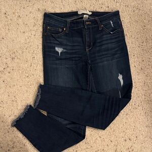 Altar'd State Dark Blue Skinny Jeans